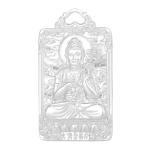 Pt950 Platinum Chinese Zodiac Horse Guardian - Mahasthamaprapta Buddha Pendant